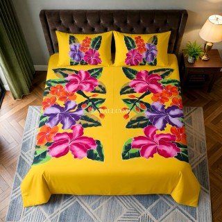 New Design Rayon Bedsheet Hand Painted 2026